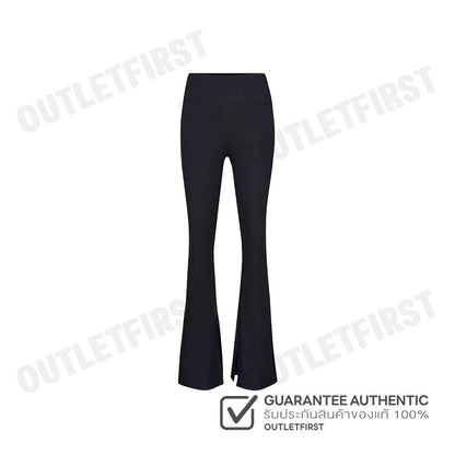 DKNY SPORT รุ่น BALANCE COMPRESSION HIGH WAIST FLARE TIGHT WITH SLIT CODE: DP3P3387 BLK กางเกงออกกำลังกาย กางเกงผู้หญิง