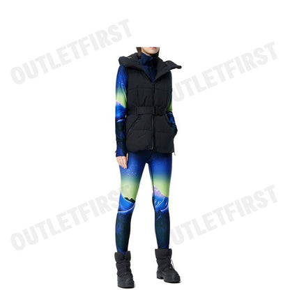 DKNY รุ่น COLD GEAR HIGH WAIST 7/8 TIGHT CODE: DPXP3148 EJU กางเกงออกกำลังกาย กางเกงเลคกิ้ง กางเกงขายาวผู้หญิง