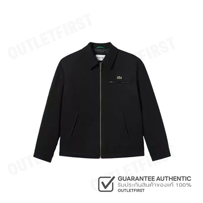 LACOSTE รุ่น SHORT ZIPPED COTTON TWILL PADDED JACKET CODE: BH5958 10 031 เสื้อแจ็คเก็ต เสื้อแจ็คเก็ตผู้ชาย