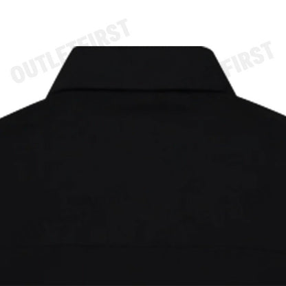 DKNY รุ่น SILKY STRETCH POPLIN ORGANZA TOP CODE: P4AM0W49 BLK เสื้อเชิ้ตแขนยาว เสื้อเชิ้ตคอปก เสื้อเชิ้ตผู้หญิง