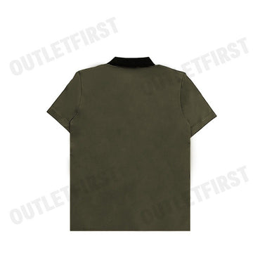 CK CALVIN KLEIN รุ่น COTTON STRETCH PIQUE SHORT SLEEVE POLO (MILITARY) CODE: 0578K M703TC เสื้อโปโล เสื้อโปโลผู้ชาย
