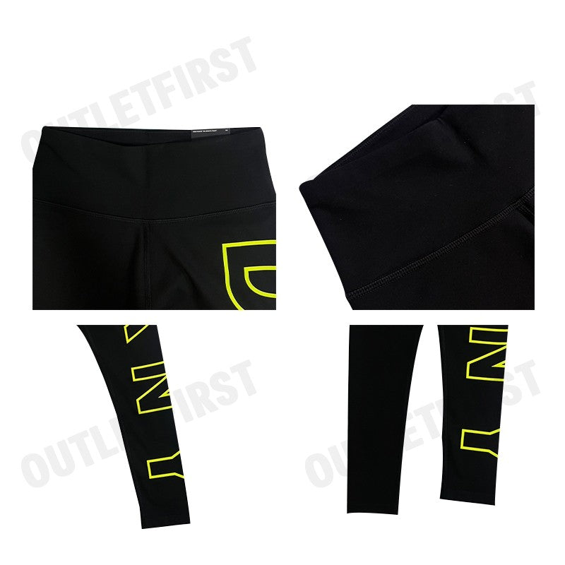 DKNY SPORT รุ่น HIGH WAIST 7/8 EXPLODED LOGO TIGHT CODE: DP3P1960 ZST กางเกงออกกำลังกาย เลกกิ้ง กางเกงขายาวผู้หญิง