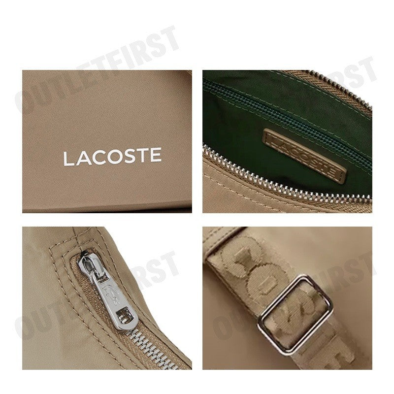 LACOSTE รุ่น ACTIVE NYLON HOBO BAG CODE: NU4490SG M86 กระเป๋าสะพายข้าง กระเป๋าHobo กระเป๋าผู้หญิง