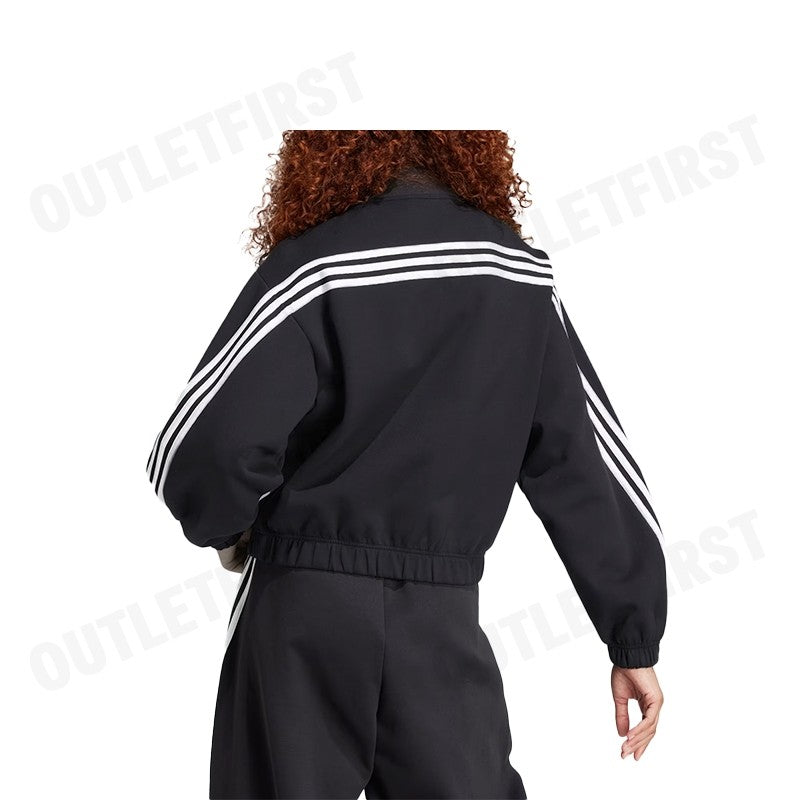 ADIDAS รุ่น FUTURE ICONS THREE STRIPES 1/4 ZIP TOP CODE: IW5244 เสื้อสเวตเตอร์แขนยาว เสื้อสเวตเตอร์ผู้หญิง เสื้อแขนยาว