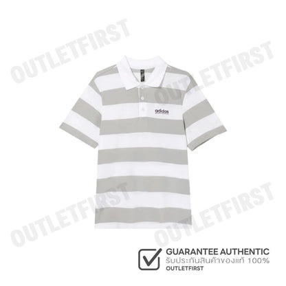 ADIDAS รุ่น PIQUE STRIPE POLO SHIRT CODE: JI9059 เสื้อโปโล เสื้อโปโลแขนสั้น เสื้อโปโลผู้ชาย