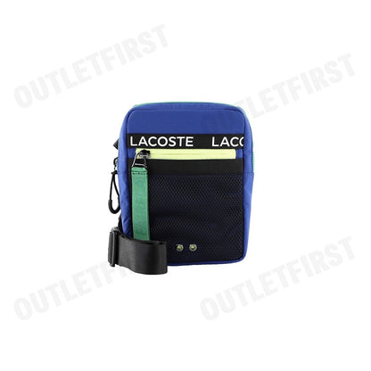 LACOSTE รุ่น  UNISEX BRANDED BAND NYLON FLAT CROSSOVER BAG CODE: NU3797UH J77 กระเป๋า กระเป๋าสะพายข้าง กระเป๋าแฟชั่น
