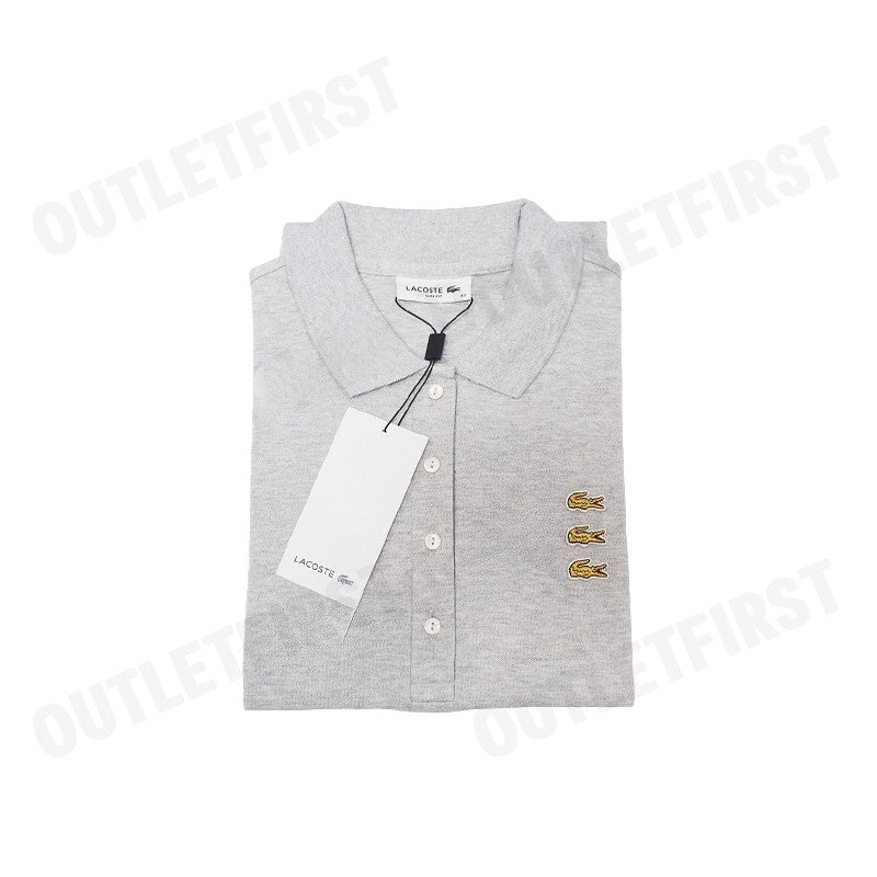 LACOSTE รุ่น  LACOSTE SLIM SHORT SLEEVE POLO DRESS CODE: EF7355 10 CCA เดรสโปโลหญิง ชุดเดรส ชุดผู้หญิง