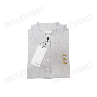 LACOSTE รุ่น  LACOSTE SLIM SHORT SLEEVE POLO DRESS CODE: EF7355 10 CCA เดรสโปโลหญิง ชุดเดรส ชุดผู้หญิง