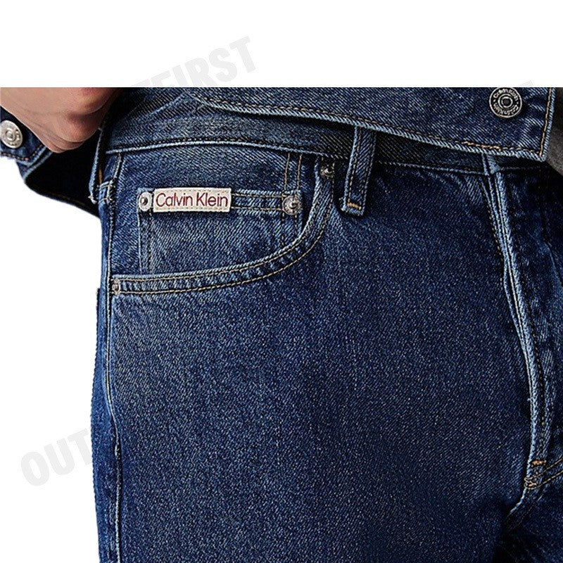 CALVIN KLEIN JEANS รุ่น  STANDARD STRAIGHT JEANS CODE: 40TM735-E5D กางเกงยีนส์ กางเกงผู้ชาย กางเกงยีนส์ผู้ชาย