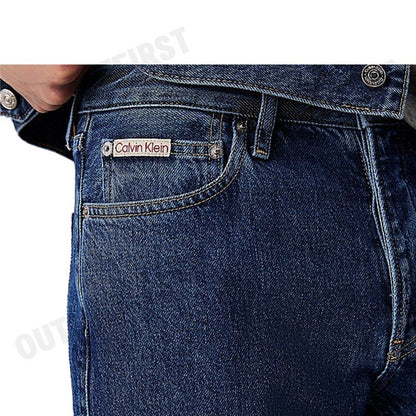 CALVIN KLEIN JEANS รุ่น  STANDARD STRAIGHT JEANS CODE: 40TM735-E5D กางเกงยีนส์ กางเกงผู้ชาย กางเกงยีนส์ผู้ชาย