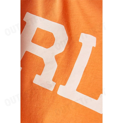 POLO RALPH LAUREN รุ่น  RL LOGO PRINT T-SHIRT IN COTTON JERSEY CODE: 211854146008 เสื้อยืดคอกลม เสื้อผู้หญิง เสื้อยืด