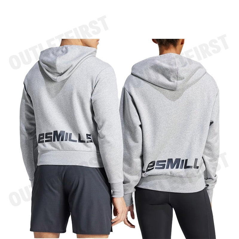 ADIDAS รุ่น LES MILLS GRAPHIC HOODIE CODE: IX7980 เสื้อสเวตเตอร์ผู้ชาย ผู้หญิง
