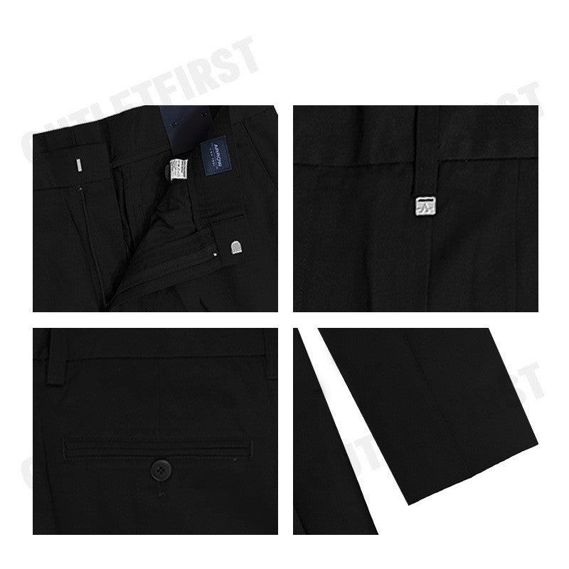 ARROW รุ่น MAN'S PANTS (BLACK) CODE: RY10890 AM6152 (MDCM990A5BRGY) กางเกงสแล็ค กางเกงขายาว กางเกงทำงาน