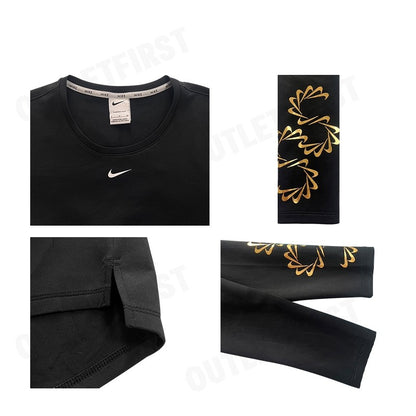 NIKE รุ่น THERMA-FIT ONE WOMEN'S GRAPHIC LONG-SLEEVE TOP CODE: DQ6179 010 เสื้อแขนยาว เสื้อแขนยาวผู้หญิง เสื้อกีฬา