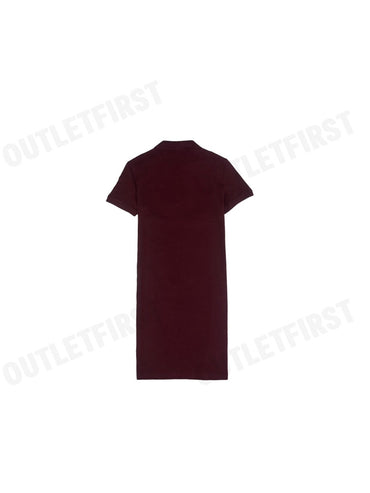 LACOSTE รุ่น WOMEN'S LACOSTE SLIM FIT STRETCH COTTON STRIPED POLO CODE: EF5473 10 328 เดรสโปโลหญิง เดรสคอปก เดรสแขนสั้น