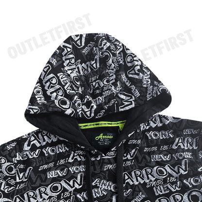 ARROW รุ่น WOMAN'S LOGO PRINT HOODIE CODE: MWCM912W2CSNV เสื้อสเวตเตอร์แขนยาว เสื้อสเวตเตอร์ผู้หญิง เสื้อฮู้ด