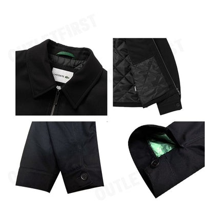 LACOSTE รุ่น SHORT ZIPPED COTTON TWILL PADDED JACKET CODE: BH5958 10 031 เสื้อแจ็คเก็ต เสื้อแจ็คเก็ตผู้ชาย