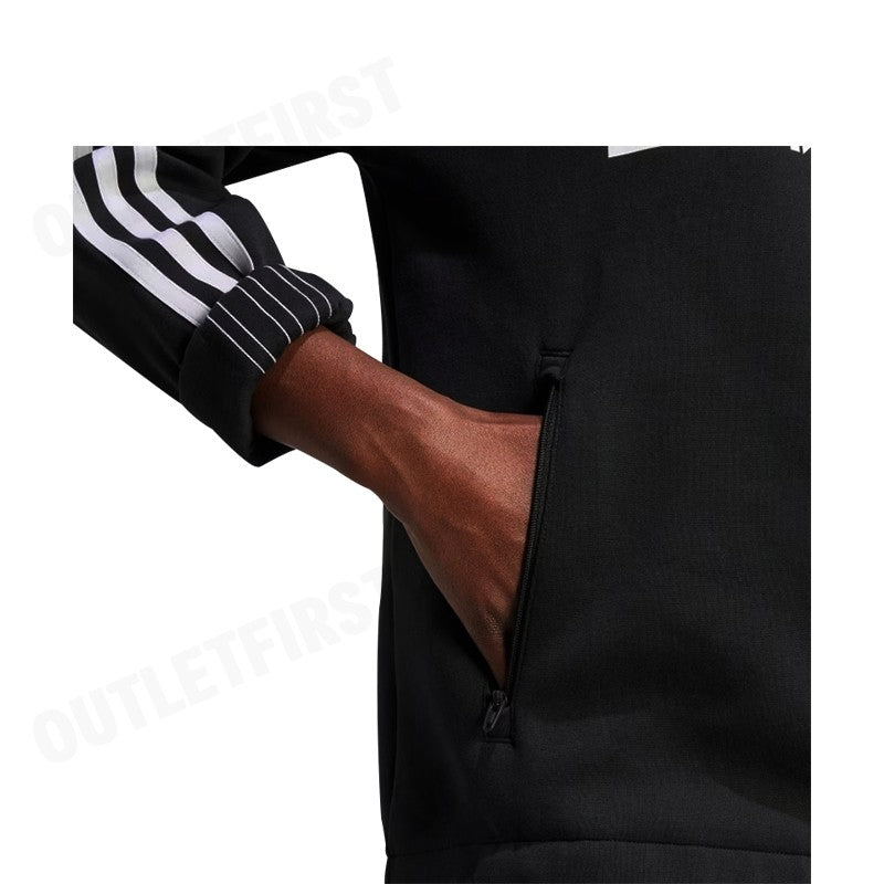 ADIDAS รุ่น LOOSE CUTLINE HOODIE CODE: IT9677 เสื้อสเวตเตอร์แขนยาว เสื้อสเวตเตอร์มีฮู้ด เสื้อสเวตเตอร์ผู้หญิง