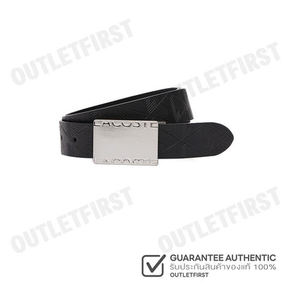 LACOSTE รุ่น SMOOTH LEATHER BELT AND 2 BUCKLE GIFT SET CODE: RC4081 000 เข็มขัด เซ็ทเข็มขัด เข็มขัดผู้ชาย