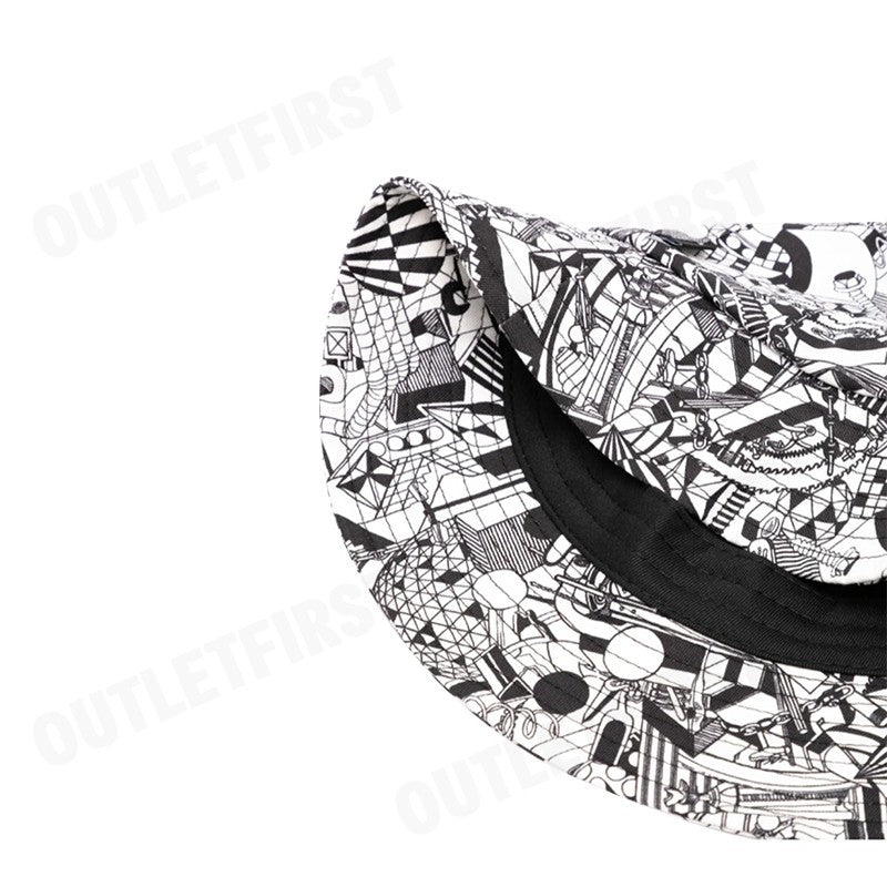 PAUL SMITH รุ่น MEN'S INDUSTRIAL BUCKET HAT CODE: M2A-921DT-M783 หมวกบัคเก็ต หมวกแฟชั่น หมวกลายกราฟิก