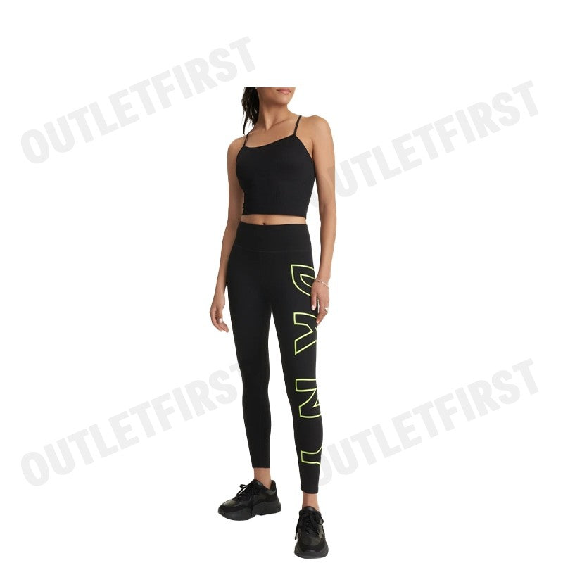DKNY SPORT รุ่น HIGH WAIST 7/8 EXPLODED LOGO TIGHT CODE: DP3P1960 ZST กางเกงออกกำลังกาย เลกกิ้ง กางเกงขายาวผู้หญิง