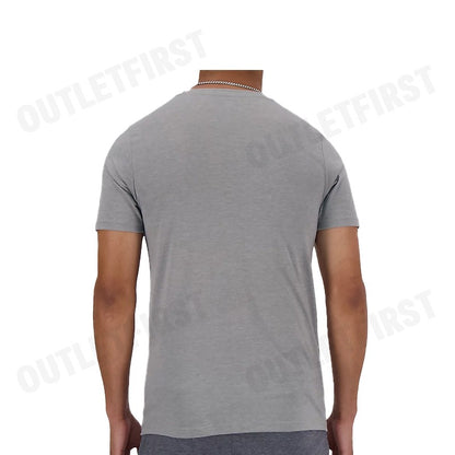 NEW BALANCE รุ่น  SPORT ESSENTIALS HEATHERTEC T-SHIRT CODE: MT41070AGT เสื้อยืด เสื้อผู้ชาย เสื้อคอกลม
