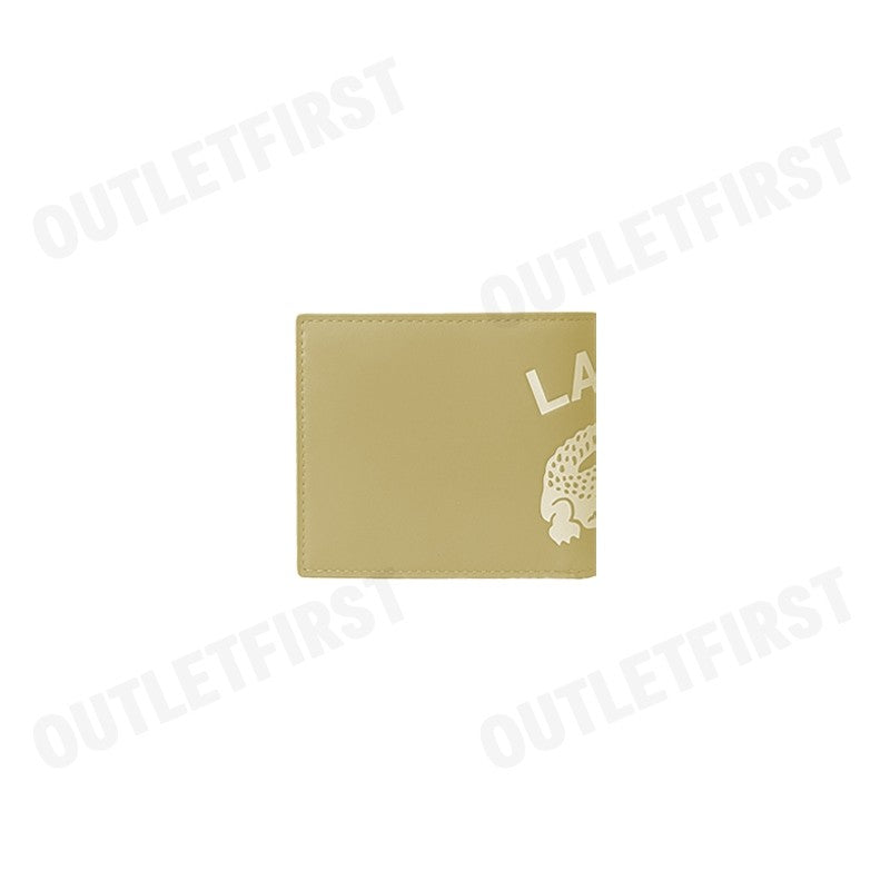 LACOSTE รุ่น  MEN'S CONTRAST BRANDED BILLFOLD CODE: NH4011FW K86 กระเป๋าสตางค์ กระเป๋าใบสั้น กระเป๋า