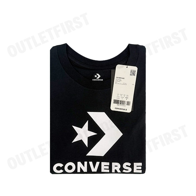 CONVERSE รุ่น  BOOSTED STAR CHEVRON TEE CODE: 10018569 A02 เสื้อยืดคอกลม เสื้อผู้หญิง เสื้อยืด