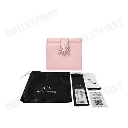 ARMANI EXCHANGE รุ่น MINI AX LOGO WALLET IN LEATHER CODE: 948530 CC788 18870 กระเป๋าสตางค์  กระเป๋าใบสั้น กระเป๋าผู้หญิง