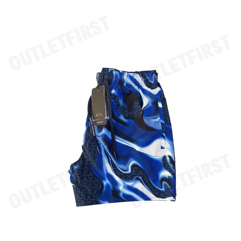 ARMANI EXCHANGE รุ่น  BOXER BEACHWEAR MID BOXER CODE: 953060 3F617 57836 กางเกงขาสั้น กางเกงผู้ชาย กางเกงบ๊อกเซอร์