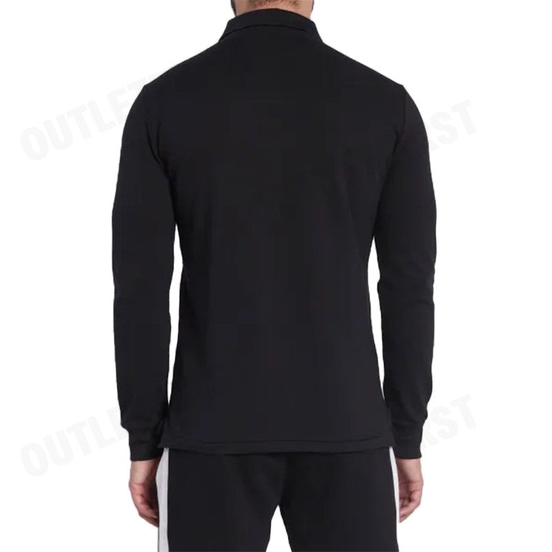 POLO RALPH LAUREN รุ่น  CUSTOM SLIM FIT TRIPLE-PONY POLO SHIRT CODE: 710921624001 เสื้อโปโลแขนยาว เสื้อผู้ชาย เสื้อโปโล