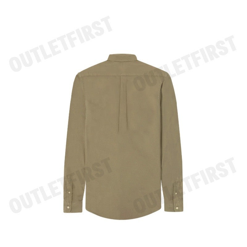 POLO RALPH LAUREN รุ่น  CLASSIC FIT GARMENT-DYED OXFORD SHIRT CODE: 710733596008 เสื้อเชิ้ตแขนยาว เสื้อผู้ชาย เสื้อเชิ๊ต