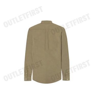 POLO RALPH LAUREN รุ่น  CLASSIC FIT GARMENT-DYED OXFORD SHIRT CODE: 710733596008 เสื้อเชิ้ตแขนยาว เสื้อผู้ชาย เสื้อเชิ๊ต