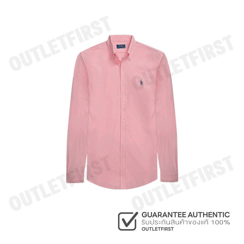 POLO RALPH LAUREN รุ่น  CLASSIC FIT GARMENT-DYED OXFORD SHIRT CODE: 710852165010 เสื้อเชิ้ตแขนยาว เสื้อผู้ชาย เสื้อเชิ๊ต