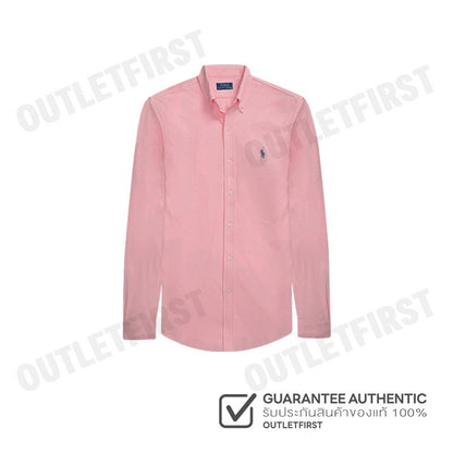 POLO RALPH LAUREN รุ่น  CLASSIC FIT GARMENT-DYED OXFORD SHIRT CODE: 710852165010 เสื้อเชิ้ตแขนยาว เสื้อผู้ชาย เสื้อเชิ๊ต