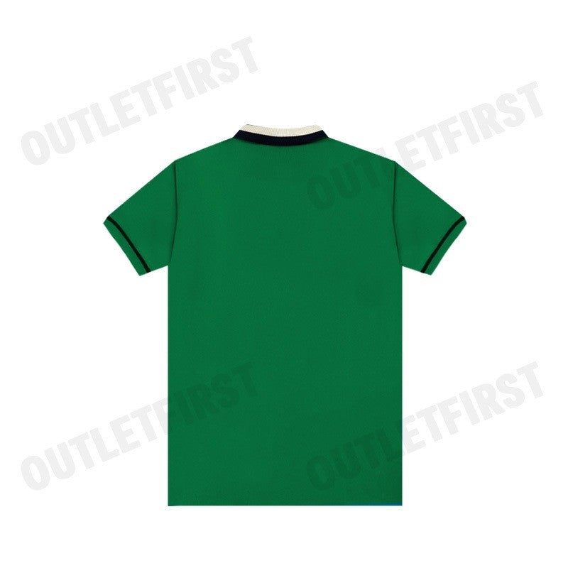ARROW รุ่น STRIPED COLLAR SOLID POLO SHIRT CODE: KR8L1GRE เสื้อโปโลผู้ชาย เสื้อโปโล เสื้อโปโลแขนสั้น