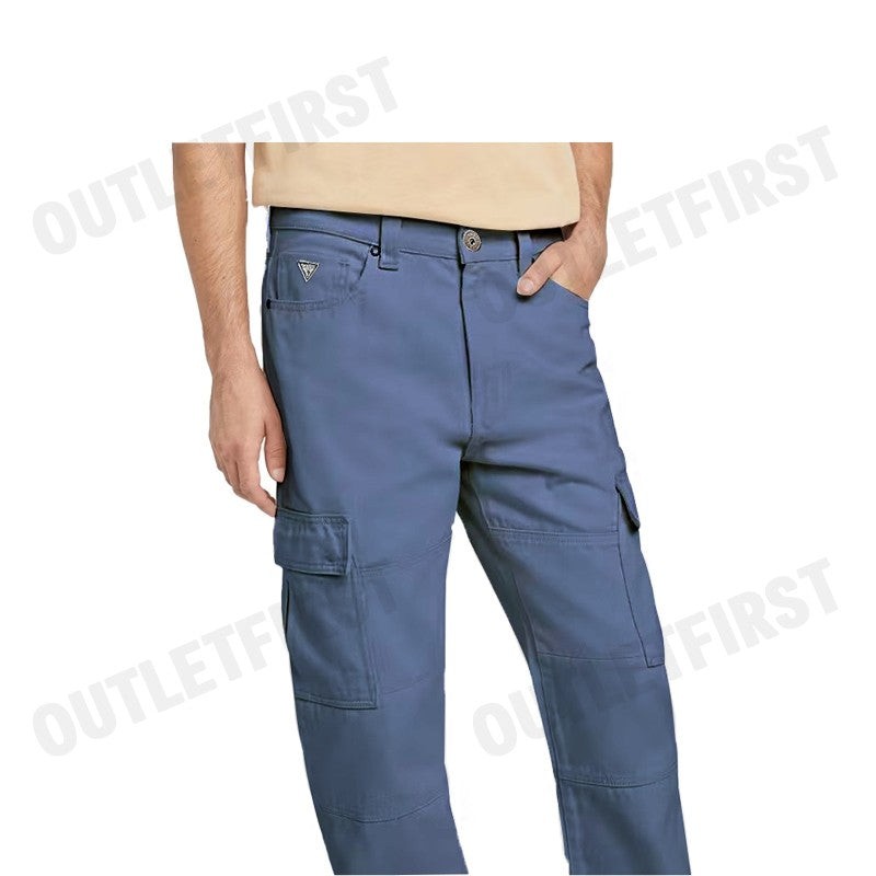GUESS รุ่น MATEO CARGO PANTS CODE: X4OA02D5CG0 MWA กางเกงยีนส์ผู้ชาย กางเกงขายาว กางเกงคาร์โก้
