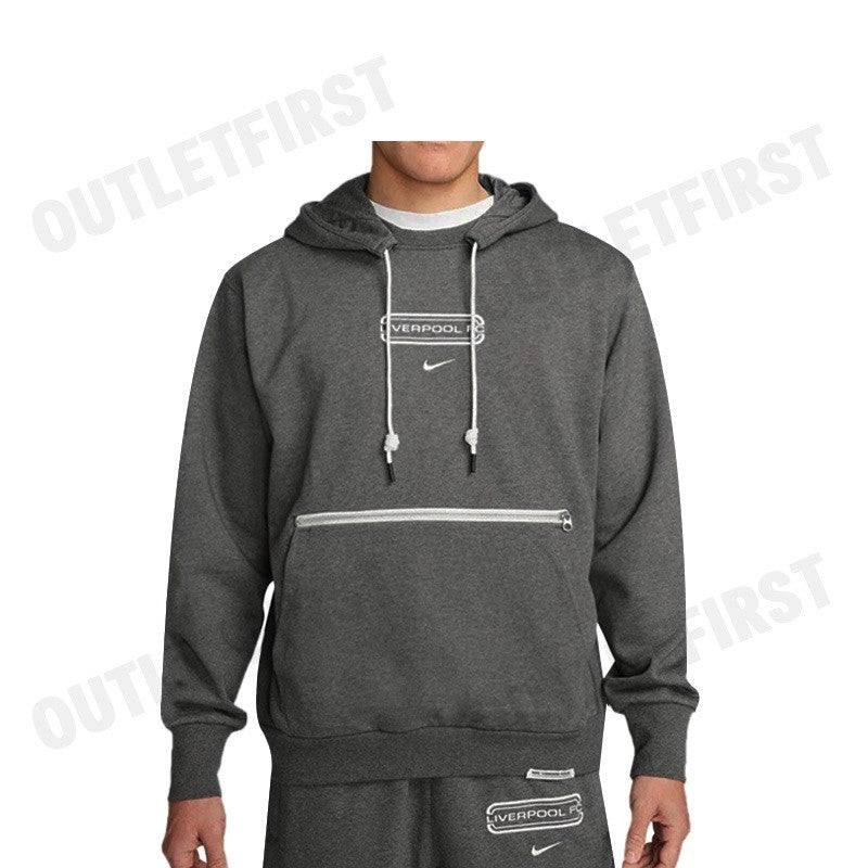 NIKE รุ่น LIVEPOOL FC STANDARD HOODIE CODE: DV4932 071 เสื้อสเวตเตอร์แขนยาว เสื้อเวตเตอร์ผู้ชาย เสื้อแขนยาว