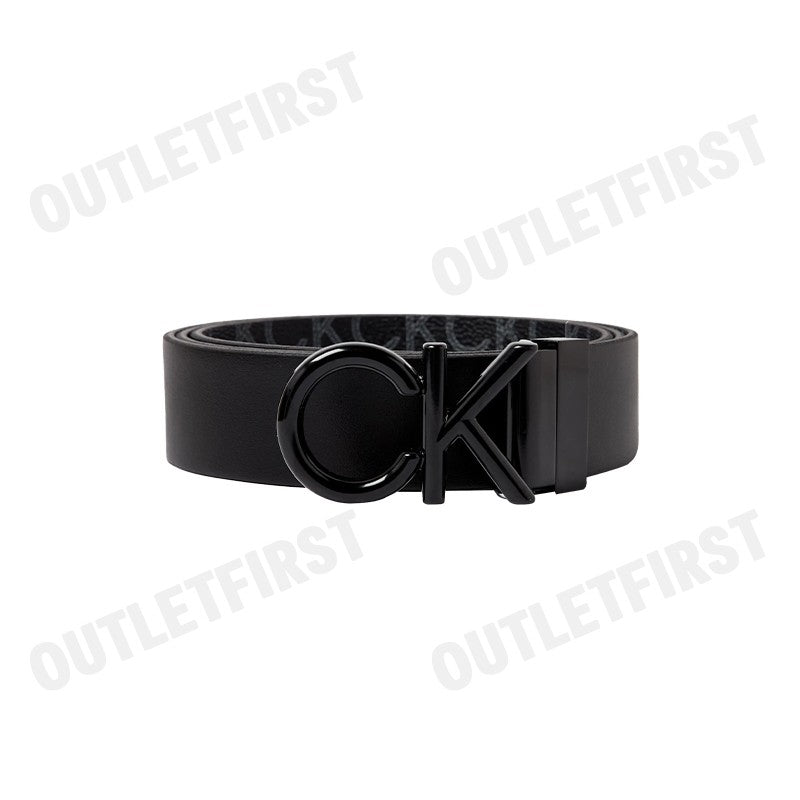 CALVIN KLEIN รุ่น RECYCLED REVERSIBLE LOGO BELT CODE: ZM02642 01R เข็มขัด เข็มขัดหนัง เข็มขัดผู้ชาย