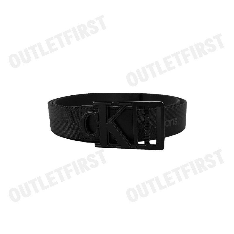 CALVIN KLEIN JEANS รุ่น MAN'S LOGO BELT CODE: ZM02688 BDS เข็มขัด เข็มขัดผู้ชาย เข็มขัดแฟชั่น