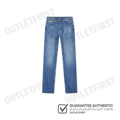 CALVIN KLEIN JEANS รุ่น MEN'S STANDARD STRAIGHT FIT JEANS CODE: 40TM748 EFD กางเกงยีนส์ กางเกงยีนส์ขาวยาว เกงเกงยีนส์