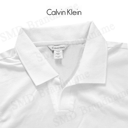CALVIN KLEIN รุ่น MEN'S SHORT SLEEVED POLO SHIRT CODE: 40BC219 YAA เสื้อโปโล เสื้อโปโลแขนสั้น เสื้อโปโลผู้ชาย
