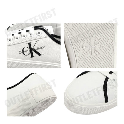CALVIN KLEIN JEANS รุ่น WOMEN'S CHUNKY CUPSOLE LACE CODE: YW01453 01W รองเท้าผ้าใบ รองเท้าผ้าใบผู้หญิง รองเท้า