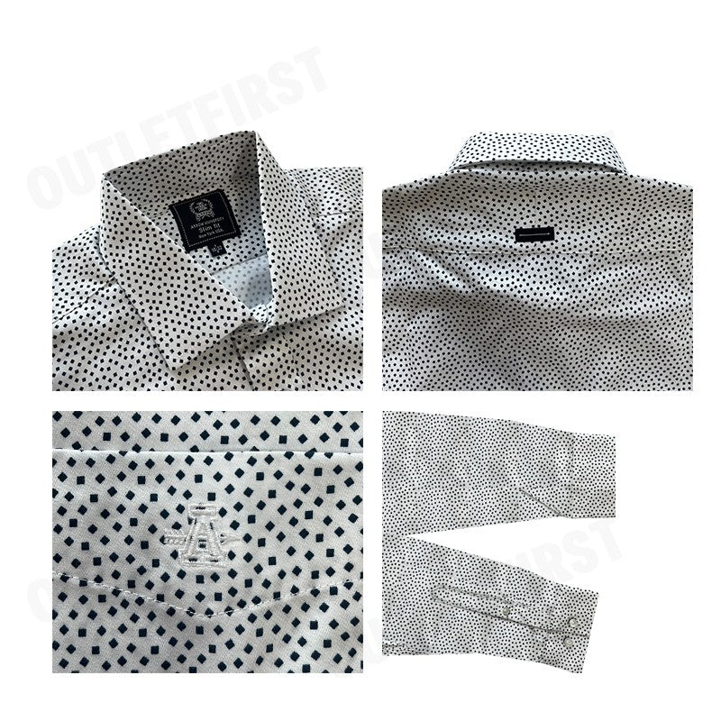 ARROW รุ่น COTTON LONG SLEEVES SHIRT CODE: MACS663W1BSWH เสื้อเชิ้ตแขนยาว เสื้อเชิ้ตผู้ชาย เสื้อเชิ้ตคอปก