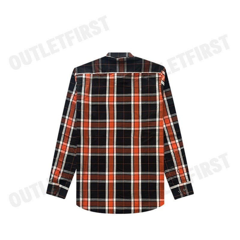 GUY LAROCHE รุ่น MEN'S PLAID LONG SLEEVES SHIRT CODE: BAB1200S3BL เสื้อเชิ้ตแขนยาว เสื้อเชิ้ตคอปก เสื้อเชิ้ตผู้ชาย
