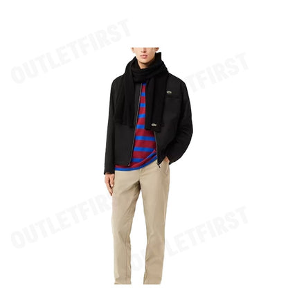 LACOSTE รุ่น SHORT ZIPPED COTTON TWILL PADDED JACKET CODE: BH5958 10 031 เสื้อแจ็คเก็ต เสื้อแจ็คเก็ตผู้ชาย