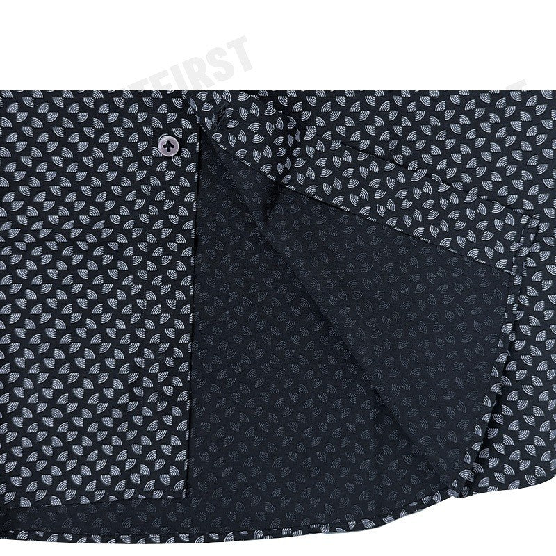 ARROW รุ่น BAMBOO SHIRT CODE: MACM503S2BSNV เสื้อเชิ้ตแขนยาว เสื้อเชิ้ตผู้ชาย เสื้อเชิ้ต