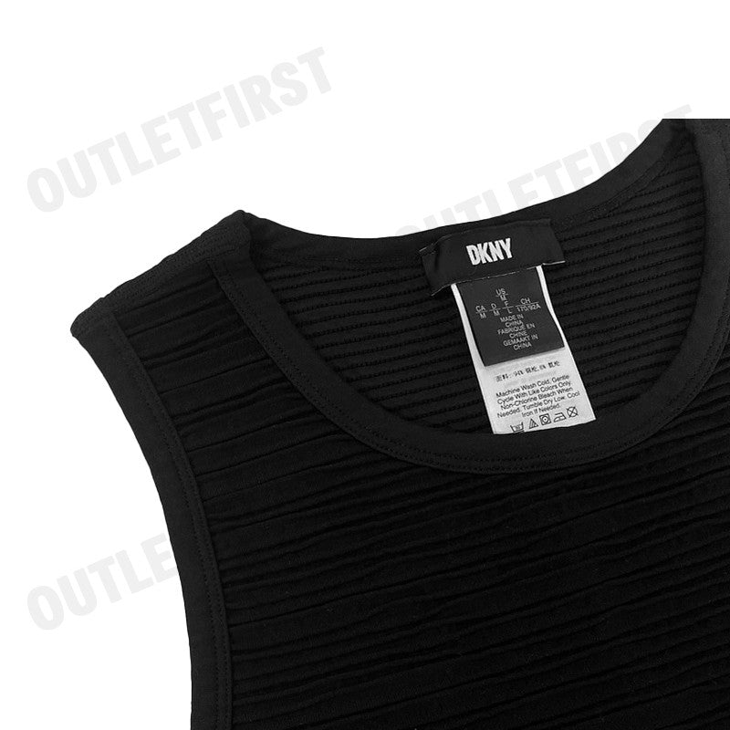 DKNY รุ่น SLEEVELESS SEAMLESS TOP CODE: P4ASAN93 BLK เสื้อกล้ามแขนกุด เสื้อกล้ามลูกฟูก เสื้อกล้ามผู้หญิง