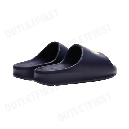 LACOSTE รุ่น MEN'S SERVE SLIDE 2.0 SLIDES CODE: 745CMA0005J18 รองเท้าแตะ รองเท้าแตะผู้ชาย รองเท้าสลิปออน