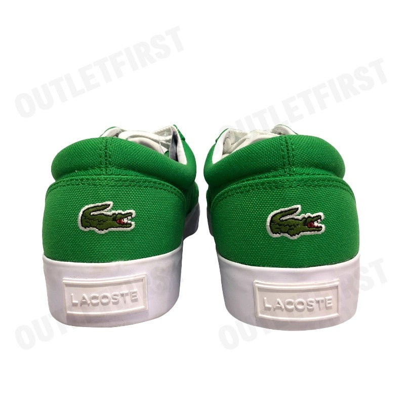 LACOSTE รุ่น JUNIORS' JUMP SERVE LACE CANVAS LACOSTE X PEANUTS TRAINERS CODE: 7-42CUJ00041R7 รองเท้าผ้าใบ รองเท้า